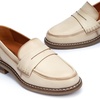 image:imagePIKOLINOS Aldaya W8J3541 Womens Loafers  Premium Calfskin Leather SlipOn  Lightweight Comfort Removable Insole Medium amp Wide Width Ergonomic Everyday SupportMarfil Off White