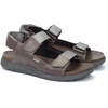 image:imagePIKOLINOS Leather Nijar M0B0122 Mens Flat sandalsDark Gray