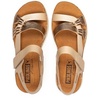 image:imagePIKOLINOS Palma W4N0968 Womens Sandals  Stylish Premium Leather Wedge Sandals  Cushioned Insole Hook amp Loop Closure UltraLight Sole for Everdat WalkingChampagne