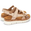image:imagePIKOLINOS Palma W4N0968 Womens Sandals  Stylish Premium Leather Wedge Sandals  Cushioned Insole Hook amp Loop Closure UltraLight Sole for Everdat WalkingChampagne