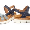 image:imagePIKOLINOS Palma W4N0968 Womens Sandals  Stylish Premium Leather Wedge Sandals  Cushioned Insole Hook amp Loop Closure UltraLight Sole for Everdat WalkingDenim