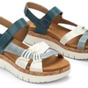 image:imagePIKOLINOS Palma W4N0968 Womens Sandals  Stylish Premium Leather Wedge Sandals  Cushioned Insole Hook amp Loop Closure UltraLight Sole for Everdat WalkingRiver