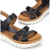 image:imagePIKOLINOS Palma W4N0968 Womens Sandals  Stylish Premium Leather Wedge Sandals  Cushioned Insole Hook amp Loop Closure UltraLight Sole for Everdat WalkingBlack