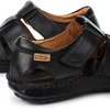 image:imagePIKOLINOS Tarifa 06J5433 Mens Sandals  Premium Calfskin Leather  Cushioned Insole Hook amp Loop Closure Lightweight Sole  Spring and Summer Style and ComfortBlack