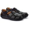 image:imagePIKOLINOS Tarifa 06J5433 Mens Sandals  Premium Calfskin Leather  Cushioned Insole Hook amp Loop Closure Lightweight Sole  Spring and Summer Style and ComfortBlack