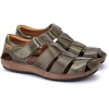 image:imagePIKOLINOS Tarifa 06J5433 Mens Sandals  Premium Calfskin Leather  Cushioned Insole Hook amp Loop Closure Lightweight Sole  Spring and Summer Style and ComfortGreen