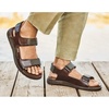 image:imagePIKOLINOS mens Pikolinos Flat Sandals Leather Nijar for Man Color OlmoOlmo
