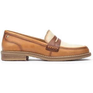 image:imagePIKOLINOS Aldaya W8J3541 Womens Loafers  Premium Calfskin Leather SlipOn  Lightweight Comfort Removable Insole Medium amp Wide Width Ergonomic Everyday SupportAlmond