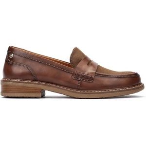 image:imagePIKOLINOS Aldaya W8J3541 Womens Loafers  Premium Calfskin Leather SlipOn  Lightweight Comfort Removable Insole Medium amp Wide Width Ergonomic Everyday SupportTopo Pardo Leather