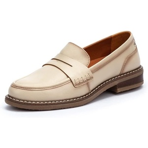 image:imagePIKOLINOS Aldaya W8J3541 Womens Loafers  Premium Calfskin Leather SlipOn  Lightweight Comfort Removable Insole Medium amp Wide Width Ergonomic Everyday SupportMarfil