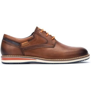image:imagePIKOLINOS Avila M1T4050 Mens LaceUp Shoes  Stylish Premium Calfskin Leather  Removable Cushioned Insole  Wide Fit  Lightweight Sole for Everyday Walking ComfortCuero50
