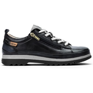 image:imagePIKOLINOS VIGO W3W6979 Womens Casual Shoes  Premium 100 Calfskin Leather  Memory Foam Insole Lace amp Zip Closure NonSlip Sole Lightweight ComfortBlack