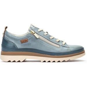 image:imagePIKOLINOS VIGO W3W6979 Womens Casual Shoes  Premium 100 Calfskin Leather  Memory Foam Insole Lace amp Zip Closure NonSlip Sole Lightweight ComfortDenim