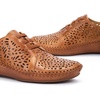 image:imagePIKOLINOS P Vallarta Womens Flat Shoes  Leather  with Elastic Panels  Size UK 511Brandy